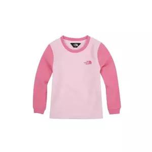 [아웃도어스/노스페이스]노스페이스 키즈 DOUBLE FLEECE L/S R/TEE TD2NT7TI62V-LPI