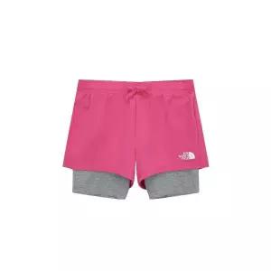 [아웃도어스/노스페이스]노스페이스 키즈 여아 ACTION LEGGINGS SHORTS TD2NS6KJ04S-HPI