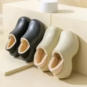 [다잇템] 여성 클래식 키높이 경량 털내장 슬리퍼