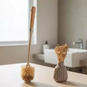 (옵션 아스키 단품 변기 솔)원목 손잡이 화장실 변기 청소솔 욕실 세척솔 위생 브러시