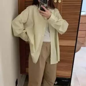 [다잇템] 여성 단가라 일상 빅사이즈 캐쥬얼 셔츠