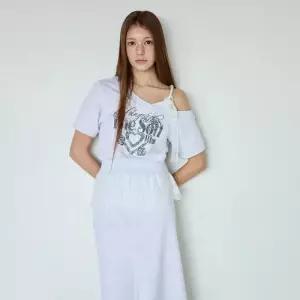 [롯데백화점]에고이스트 [BL]레이스 레이어드 롱스커트 ES2OSK06