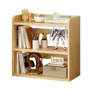 탁상용 원목 서랍 책꽂이 미니 수납 책장 스탠드형