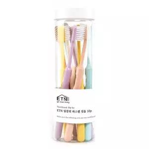 [RIZPICK]TBZ 파스텔 대용량 패밀리 칫솔 10p세트 미세모 구강케어