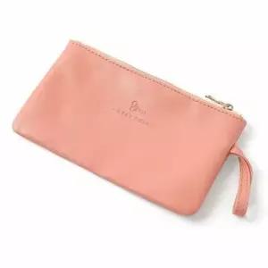 [패션] 레더 스트랩 파우치 핑크 화장파우치 스트랩파우치