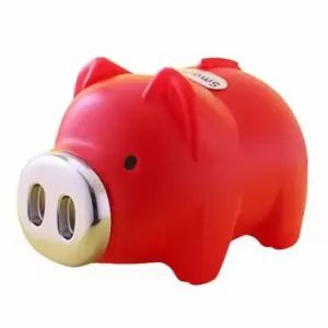 [문구] 저금통 디자인 돼지저금통 미니 빨간 동전