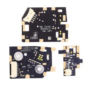 오블린토 3Pcs 화이트 DRL LED 보드 세트 좌측 주간 주행등 보드 LED 헤드라이트 칩, 레인지로버 벨라 2018-2021 B103682-C B101272-C 엔젤 아이즈 DRL 주간 주행등 모듈 장착