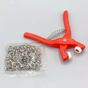 초간편 똑딱이 단추 달기 펀치 똑딱 펀칭기 스냅 세트 가방 잠금장치 금속 의류 부자재 옷 만들기 버클