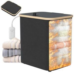 욕실용 수건 워머 35L 자동 용 버킷 스파 기능 분리형 급속 욕조 온수 온열 차단 가운 난방 목욕 접이식 담요 전기