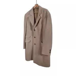 [중고명품비아르] [54] 브루넬로 쿠치넬리 남성 알파카 울 싱글 코트 아이보리