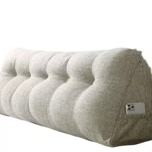 삼각 등받이쿠션 대형 침대 소파 허리 지지 모던