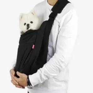 [반려] 애견 슬링백 M 다크그레이 펫이동가방 푸들이동가방 개가방