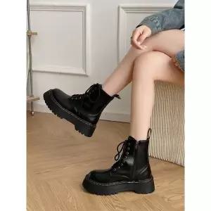 [하프클럽/아리앤]레이스업 러그솔 미들워커 5cm