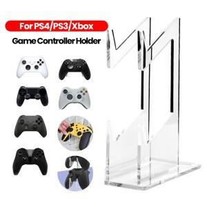 [호환품]더블 데크 게임 컨트롤러 홀더 공간 절약형 헤드셋 스탠드 행거 수납함 랙 PS4/PS3/Xbox 용 브래킷