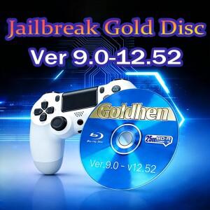 [호환품]PS4  펌웨어 지원 부팅 가능 홈브루 백업 게임용 Jailbreak Gold Disc 12.52 무선 컨트롤러 증정