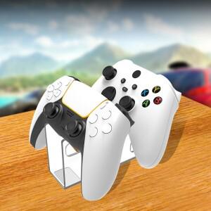 [호환품]PS5/PS4/Xbox 시리즈 S/X/Xbox ONE/ONE Slim/ONE X/Switch Pro용 듀얼 게임 무선 컨트롤러 디스플