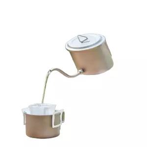 캠핑 티타늄 머그컵 드리퍼 경량 야외 커피 추출용