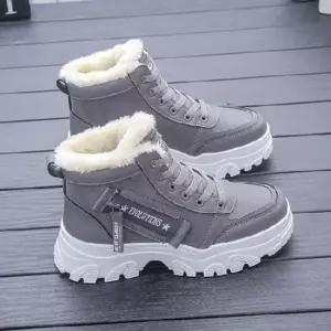 남성키높이운동화 여자 겨울 털운동화 하이탑 슈즈 방한 털슈즈 신발