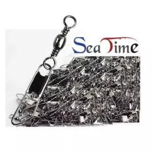 봉돌 낚시 핀도래 자작 채비 줄 꼬임 방지 블랙 1000개 3호