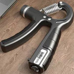 무소음 카운트 악력기 악력측정기 손 완력기 압력기 운동 강도조절 디지털