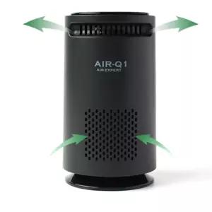 차량용 공기청정기 3중필터 헤파필터(블랙) 에어컨 냄새제거