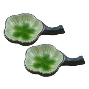 운순 2개 다기능 잉크웰 접시 도자기 수제 잉크웰 잉크웰 잉크스톤, 붓꽂이 포함 중국 일본 서예 회화 연습용