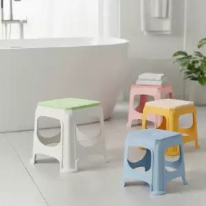 욕실 낮은 의자 스월 욕실스툴 발받침대 다용도 보조의자 4색상