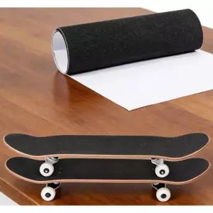 1PC 80x20cm 자체 접착식 스케이트보드 그립 테이프 롱보드용 미끄럼 방지 사포 페달 스티커 야외 스포츠