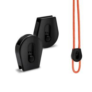 드로스트링, 번지 E 칼라 스트랩 잠금 교체용 12개의 PCS 플라스틱 바퀴 코드 잠금 장치, 벨트 휠 코드 잠금 장치 백팩 스웨트팬 서포트 보드 스트랩 조정