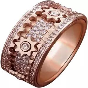 파베이 14K 골드 도금 솔리드 925 스털링 실버 CZ 시뮬레이션 다이아몬드 스태커블 링 이터널 밴드 여성용