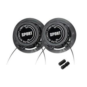 QHUAForen 노타이 신발 끈 회전식 자동 버클, 노브 스타일 타이리스 잠금 신발 끈, 47인치 LQH25-SPORT-G