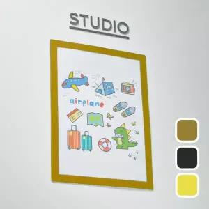 [RIZPICK]TBZ 잔솔 붙이는 A4 자석 액자 상장 자격증 투명 가벼운