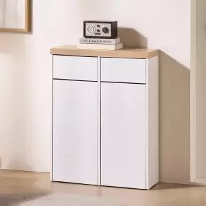 [필웰]E0자재 MN2250 2칸 슬림형 분리수거함600-DVX