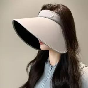 여성용썬캡 자외선 차단 썬 와이드 캡 썬캡 햇볕 모자