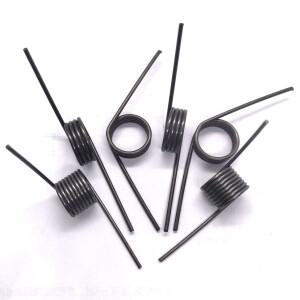 20개 와이어 직경 1.4mm 좌회전 비틀림 스프링 65Mn 스틸 V자형 리셋 소형 맞춤형