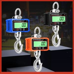 2000kg 크레인 스케일 디지털 LCD 디스플레이 휴대용 전자 중량 후크 산업용 계량기