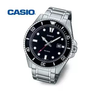 [정품] 카시오 흑새치 블랙 다이버 야광 메탈시계 MDV107D1A1 3166281