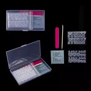 [에스에스_62]실리콘 손발톱용 패디팁 외 세트 각5장