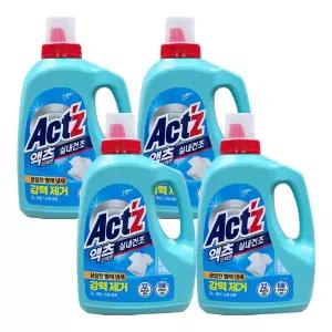 피죤 액츠 퍼펙트 실내건조 용기 3L 4개 / 일반드럼겸용 액상 액체 세탁세제