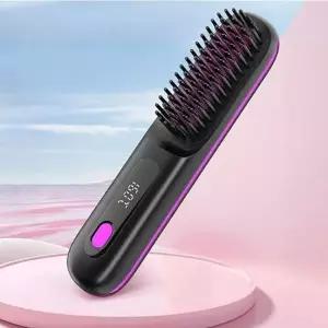 무선 콤보 매직 브러쉬 고데기 음이온 빗고데기 매직기 헤어스타일링