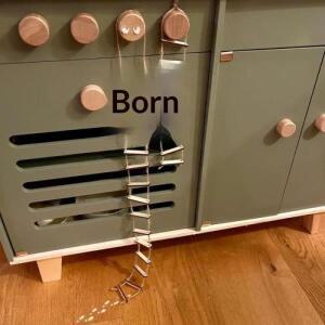 1Pcs 미니어처 요정 정원 장식품 가정용 호환 마당 미니 풍경용 호환 나무 다리 로프  촬영 소품 호환 액세