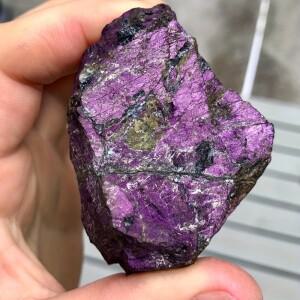 새로운 크리스탈 1개 천연 퍼플 퍼퓨라이트 원석 광물학 수집품 장식용