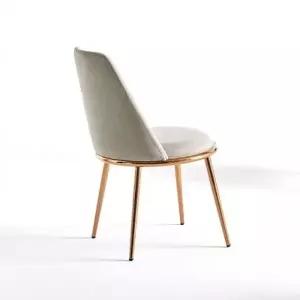 가구산책 연그레이 방수패브릭 인테리어 첼제스틸 의자 B4180