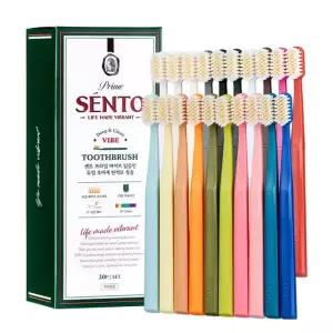 센토 프라임 바이브 딥클린 듀얼 초미세 탄력모 칫솔 20개