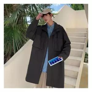 [라일리] Rly 코트 넉넉핏 간절기 남자자켓 2컬러 남성 트렌치자