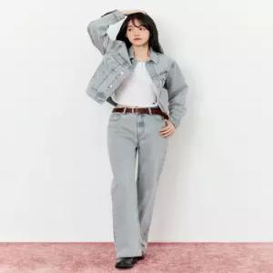 LEE 우먼 스트레이트핏 데님 팬츠 인디고 라이트