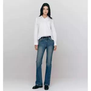 백화점 지오다노 여성 스판 플레어 부츠컷 청바지 415531
