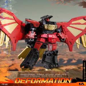 TV02 다이브밤 10cm 변신 프리데이콘 액션 피규어 장난감