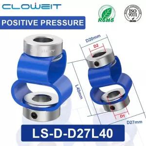 후렉시블조인트 Cloweit-LS D D27L40 8 글꼴 인코더 커플링 더블 루프 커플 알루미늄 합금 CNC 3D 프린터