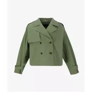 [숲][SOUP] 더블 크롭 트렌치코트 (SY4BB85)